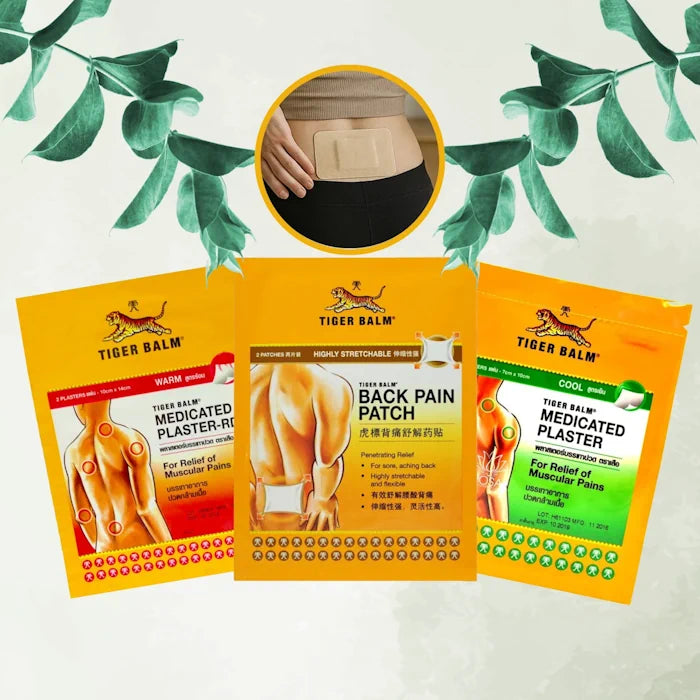 Self-adhesive pain relief patches