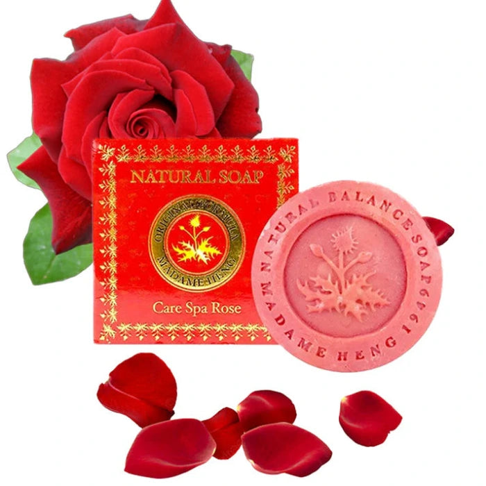Madame Heng Savon Aux Herbes Thai, Vitamine E Extrait de Rose, Soin Spa, 150g , Produit de Thailande