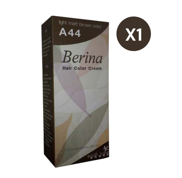 Teinture capillaire, Coloration des cheveux DIY Couleur Châtain Clair Mat A44 | Produit efficace et innovant longue durée