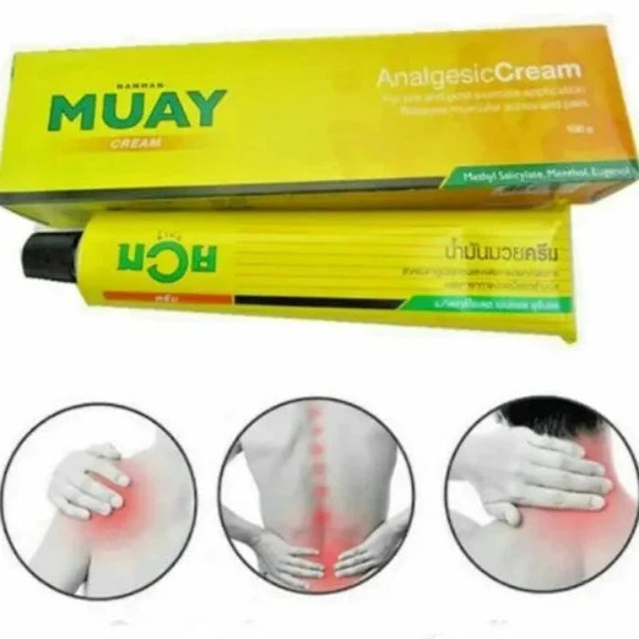 Namman Muay Analgetic Cream 100g lindrar och verkar på smärta