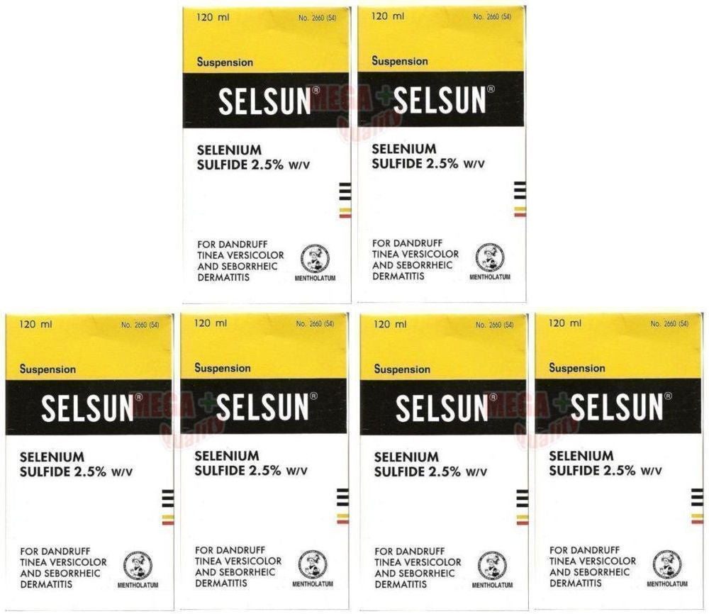 Selsun Anti-Schuppen-Shampoo mit 2,5 % Schwefel, gegen Haarausfall