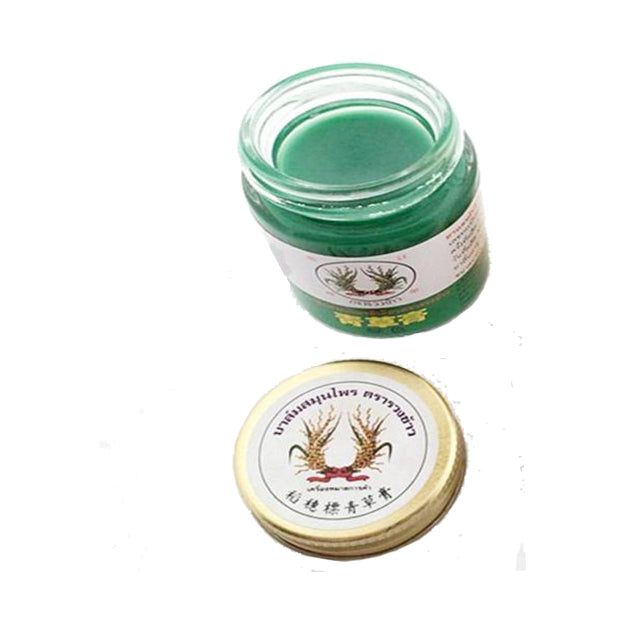 Grön balsam med risöron 30g www.siam-marketplace.com