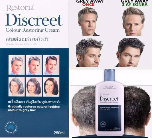 Restoria Discreet restaure les cheveux gris