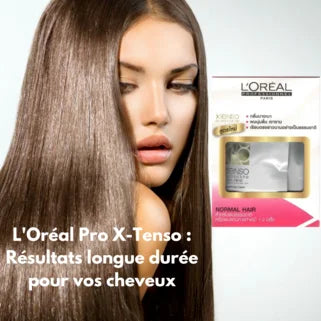 Cheveux lisses et brillants le salon au L'Oréal Pro X-Tenso