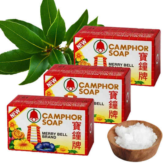 3 savonnettes au camphre, 50g