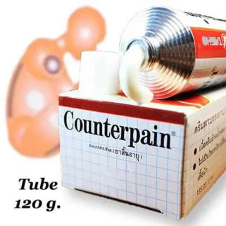 Tube antidouleur pour les rhumatismes et l'arthrite.