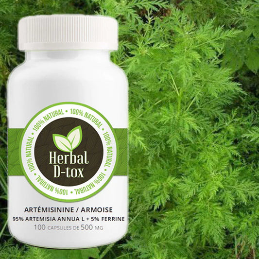 boite de 100 capsule d'artemisinine par Herbal D-tox