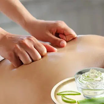 massage du corps a l'aloe vera