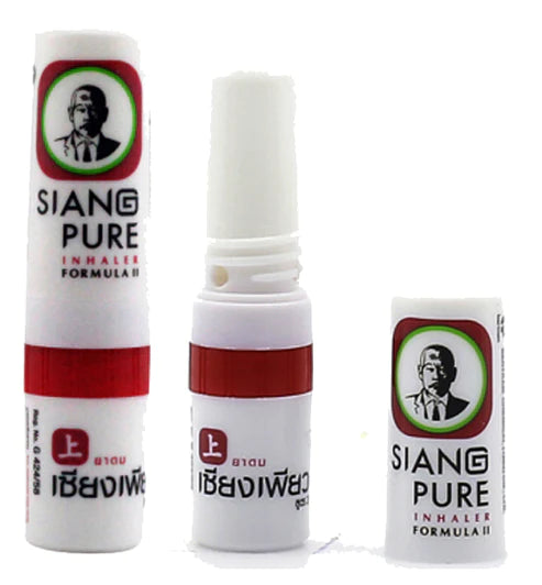 Inhalateur Stick Nasal Siang Pure Menthe Poivrée.