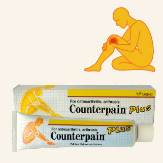 Gel Counterpain Plus apaisant, utilisé pour soulager les douleurs articulaires liées à la maladie de Lyme.