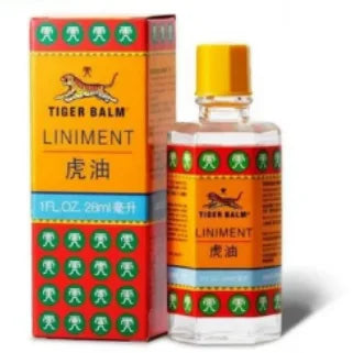 Bouteille de liniment traditionnel chinois à base de tigre.