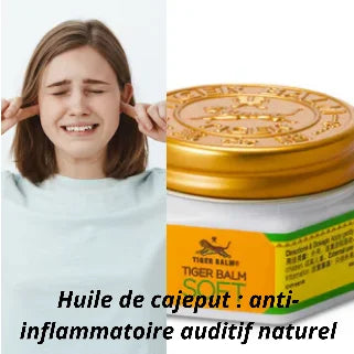 Huile de cajéput pour problèmes auditifs, remède naturel anti-inflammatoire