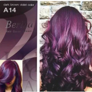 Transformez votre look avec une teinture berina violet marron foncé élegante