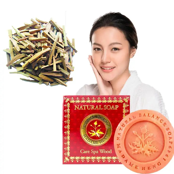 Savon Aux Herbes Thai Madame Heng | Vitamine E Senteurs Boisées Santal | Soin Spa | 150g - www.siam-marketplace.com