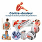 Personnes avec douleurs musculaires : travailler, s'asseoir, tenir un coude, faire de l'exercice. Avantages : non gras, sans tache, apaisant, rapide.