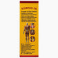 Boîte de Scorpion Oil Hot Formula avec illustration des zones musculaires ciblées. Huile chauffante conçue pour soulager profondément douleurs musculaires, inflammations, raideurs et tensions au niveau du dos, du cou, des genoux et des articulations.