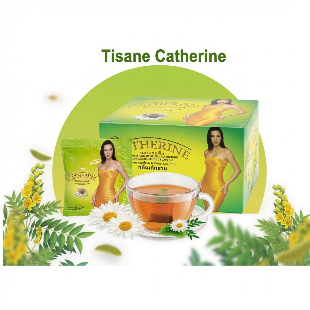 Chá Catherine - Infusão desintoxicante e emagrecedora com sene e crisântemo