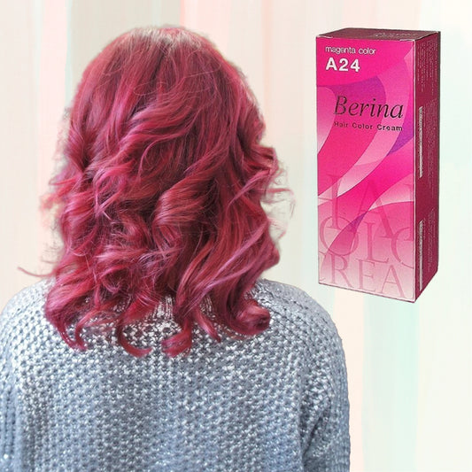 magenta teinture pour cheveaux berina a24