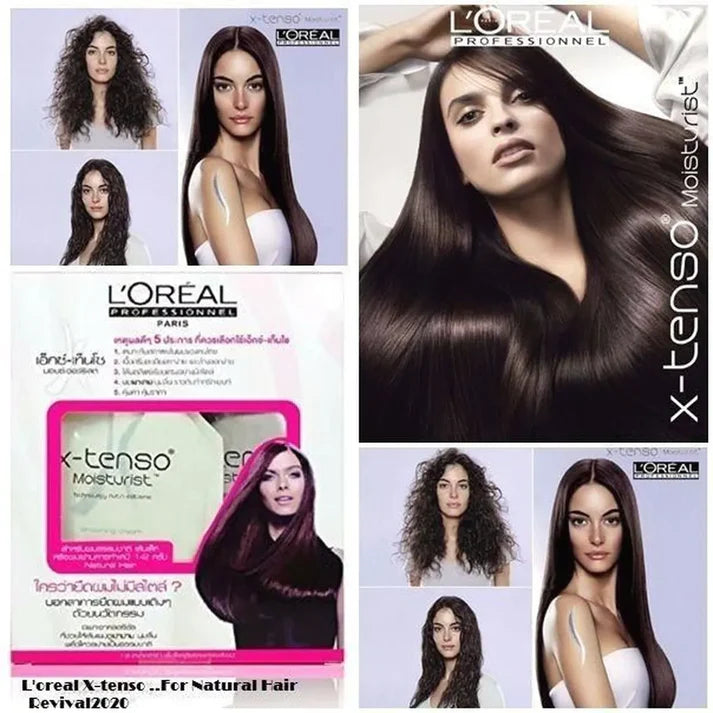 L'Oréal Professionnel X-Tenso Moisturist Soin Lissant Pour Cheveux Naturels 250ml , produit authentique