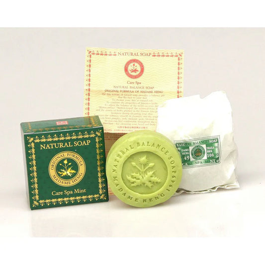 Madame Heng Savon Aux Herbes Thai, Vitamine E Huile essentielle de Menthe, Soin Spa, 150g