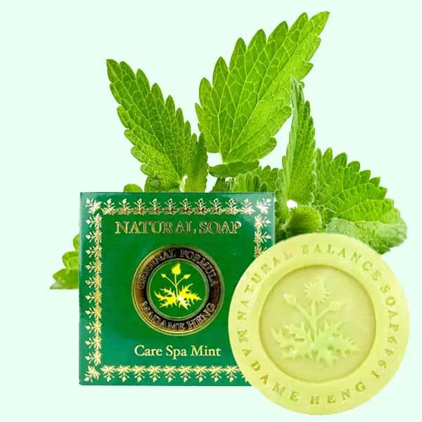 Madame Heng Savon Aux Herbes Thai, Vitamine E Extrait de Menthe, Soin Spa, 150g