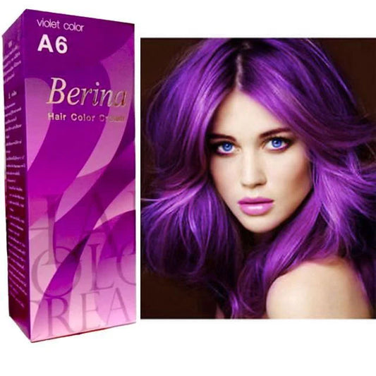 Teinture capillaire, Coloration des cheveux, Berina Violet A6
