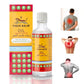 Huile Tiger Balm pour le soulagement des maux de tête et des douleurs musculaires, avec des schémas corporels.