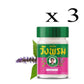 Lot de 3 baumes naturels au menthol et patchouli pour un soulagement apaisant et revitalisant